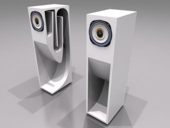 Скачать dxf - Акустическая система acoustic energy 101 дизайнерские колонки белые