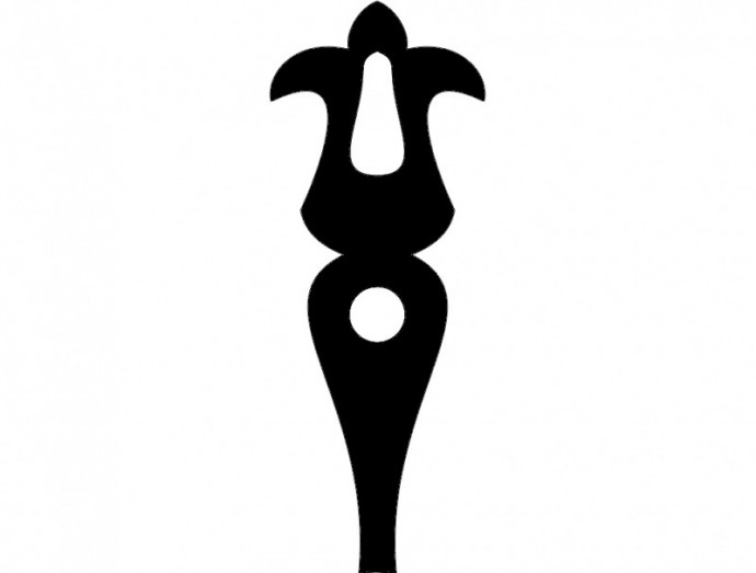 Скачать dxf - Рисунок символ богини символ богини саренрэй