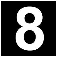 Цифры цифра 8 на черном фоне логотип цифра 8 смайлики цифры 376