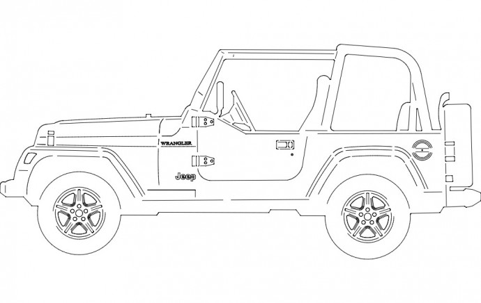 Скачать dxf - Раскраски машины джипы раскраски машины джипы вранглер раскраски