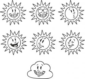 Скачать dxf - Солнце рисунок карандашом для детей раскраска солнце рисунок