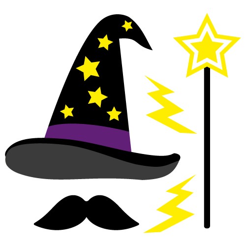 Скачать dxf - Шляпа звездочета рисунок волшебная шляпа клипарт шляпа колпак