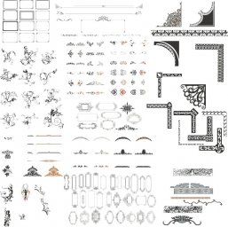 Векторный орнамент орнамент векторные орнаменты угловые для coreldraw клипарт орнамент