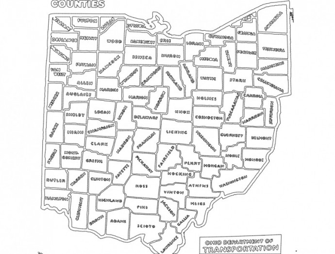 Скачать dxf - Географические карты карты округ кайахога штат огайо карта