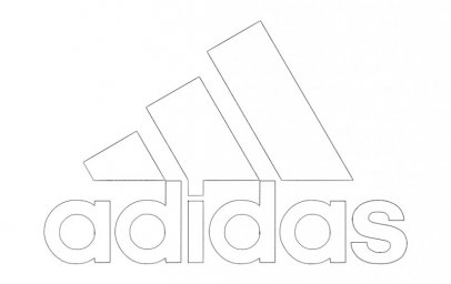 Скачать dxf - Логотип адидас карандашом адидас эмблема белая adidas logo