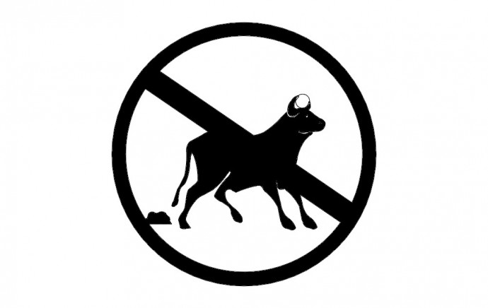 Скачать dxf - Знаки животные значок значок без животных круглый знак