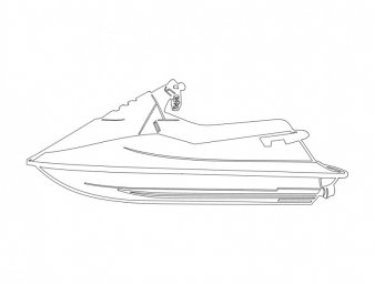 Скачать dxf - Скетч гидроцикла раскраска катер катер рисунок лодка яхта