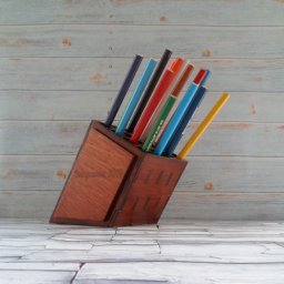 Карандашница на столе карандашница подставка для ручек деревянная подставка для