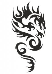 Трайбл дракон драконы эскизы эскизы татуировок дракон дракон тату эскиз