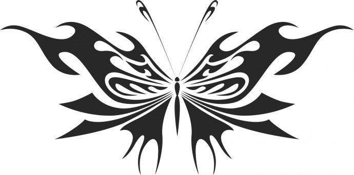 Бабочка трайбл бабочки векторные трафарет тату бабочка эскизы татуировок бабочки