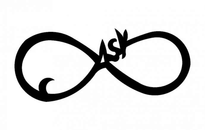 Скачать dxf - Знак бесконечности силуэт символ бесконечности бесконечность эскиз знак