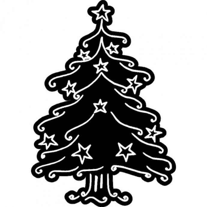 Скачать dxf - Елка иллюстрация ёлка рождественская елка елка рождественский новогодняя