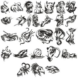 Рисунки татуировок эскизы татуировок животные животные тату татуировки животные татуировок