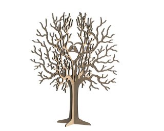 Скачать dxf - Дерево для украшений фанера дерево для украшений дерево