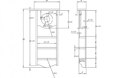 Скачать dxf - Чертежи рупорных акустических систем чертежи акустических систем с