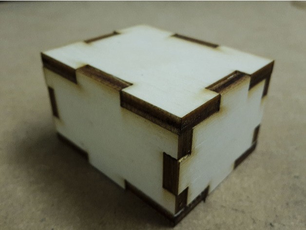 Скачать dxf - Коробка из фанеры куб куб из фанеры коробочка