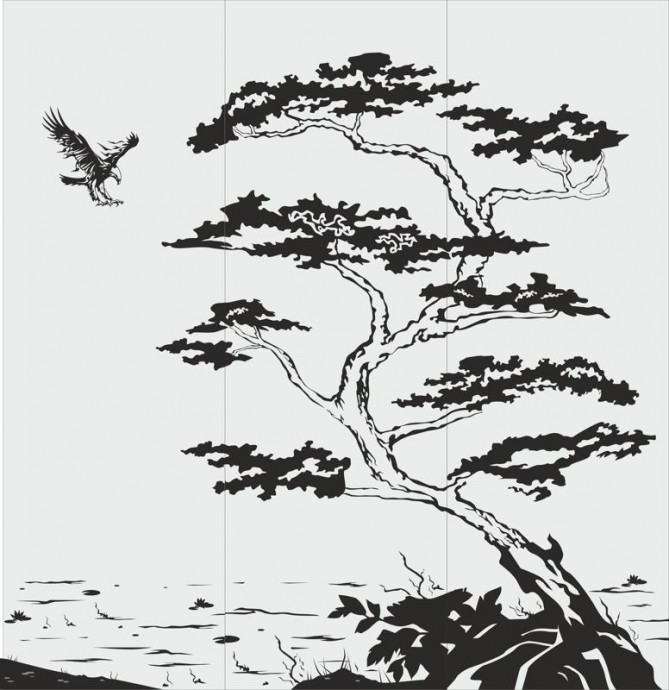 Трафарет природа трафарет японского дерева пескоструйный рисунок рисунки трафареты японский