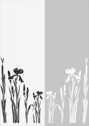 Трава силуэт пескоструйный рисунок полевые травы силуэт пескоструй ирис цветы