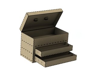 Скачать dxf - Коробки для хранения картонные коробки для хранения коробка
