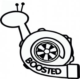 Наклейка на авто турбина турбина рисунок наклейки на авто турбо