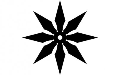 Скачать dxf - Звезда символ символы звезда трафарет воровской звезды dxf