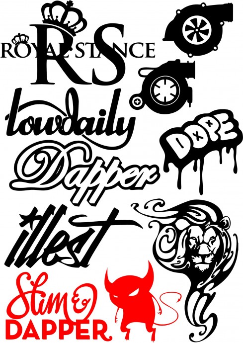 Каллиграфия логотип шрифты дизайн надписи каллиграфия стикеры шрифты для татуировок