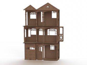 Кукольный домик модульный кукольный домик кукольный домик два этажа кукольный