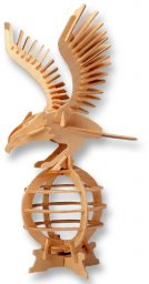 Скачать dxf - Деревянные модели 3д пазлы из фанеры чертежи орла