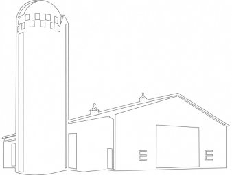 Скачать dxf - Архитектура здание церковь карандашом схемы киригами архитектура из