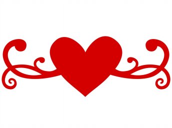 Вензель сердце сердце с узорами сердце с вензелями силуэт орнамент