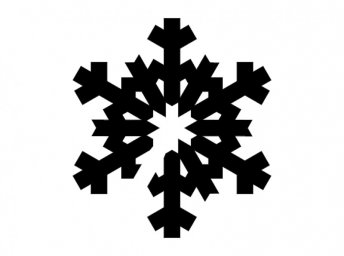 Скачать dxf - Снежинка вектор трафареты снежинок иконка снежинка снежинки символ