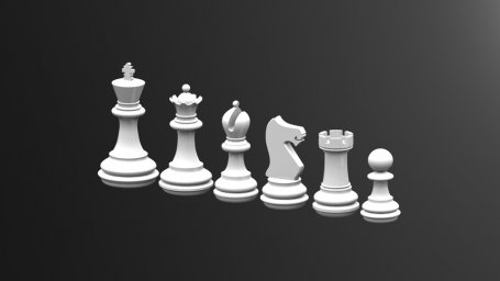 Скачать dxf - Шахматные фигуры шахматы шахматные фигуры 3d малогабаритные слон