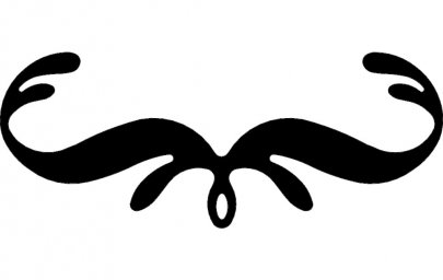 Скачать dxf - Усы вектор чб усы черно белый рисунок усы