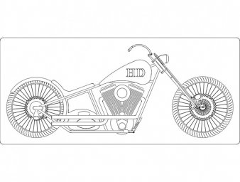 Скачать dxf - Кроссовый мотоцикл чертеж мотоцикл рисунок мотоцикла чертежи мотоцикла