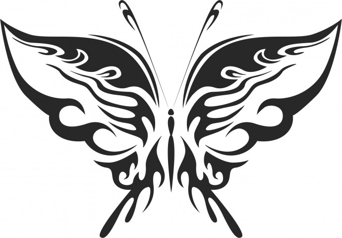 Скачать dxf - Бабочки векторные трафарет бабочки бабочка символ бабочка эскиз
