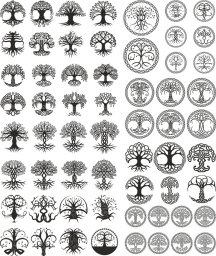 Дерево символ вектор татуировки кельтские дерево татуировка кельтское дерево вектор