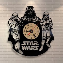 Часы из виниловых пластинок star wars часы из виниловых пластинок