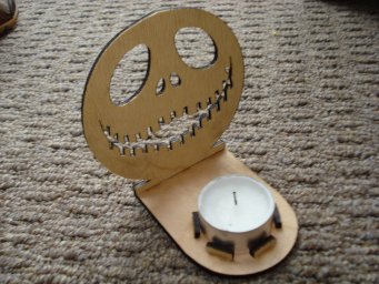 Макет для лазерной резки хэллоуин часы деревянные сувениры часы