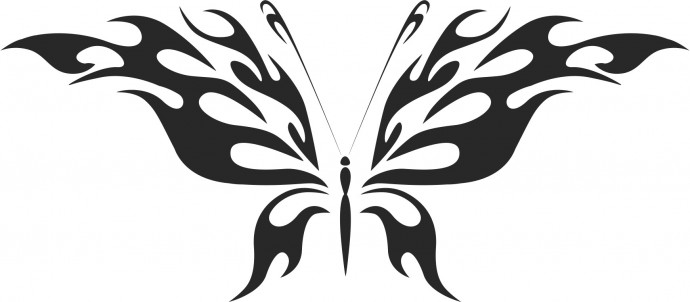 Скачать dxf - Бабочки векторные бабочка силуэт красивые трафареты бабочка трафарет