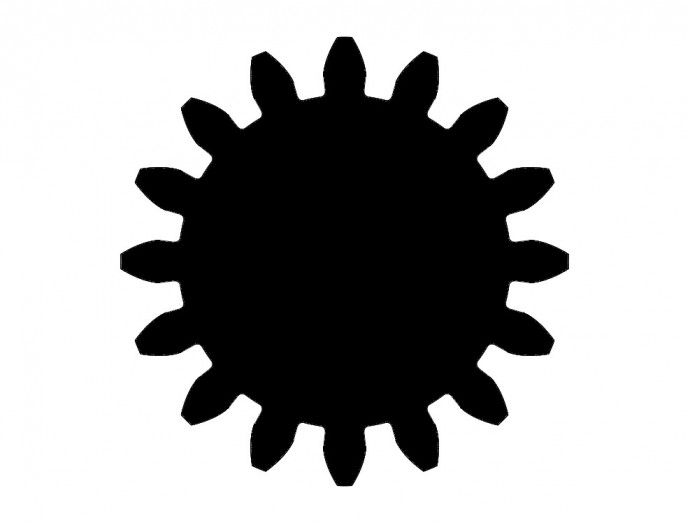 Скачать dxf - Иконка коронавируса темное изображение