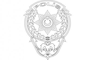 Скачать dxf - Раскраска мандала рисунки для раскрашивания эмблема полиции раскраски