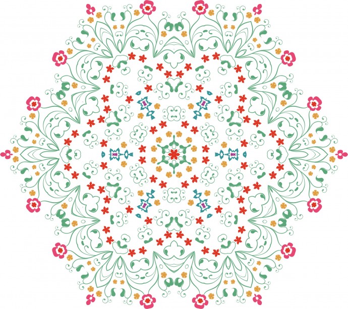 Цветок мандала круглый узор мандала орнамент узоры