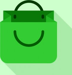 Иконка сумка значок сумки значок пакет шоппинг иконка логотип