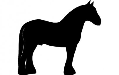 Скачать dxf - Силуэт лошади лошадь контур силуэт конь силуэты трафареты