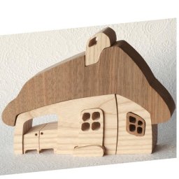 Скачать dxf - Домик деревянный деревянная игрушка домик деревянные игрушки домик