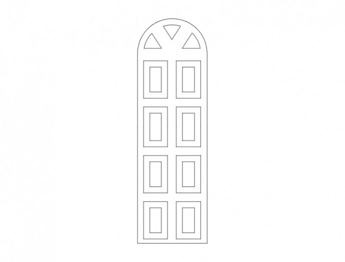 Скачать dxf - Раскраска дверь дверь в домик рисунок дверь дверное