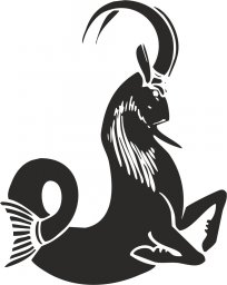 Символ козерога красный козерог символ козерог козерог чб силуэт