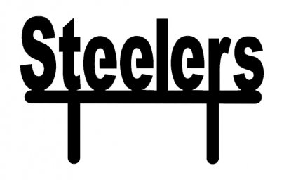 Скачать dxf - Логотип steelers ом символ беллер логотип Распознать текст