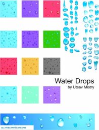Water drops капли вектор для дизайна векторный фон векторный клипарт