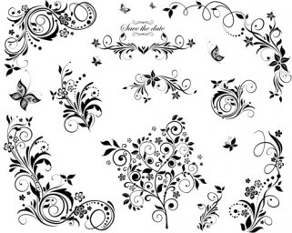 Цветочный орнамент цветочный узор цветочный орнамент черно белый орнамент красивый орнаменты 4057